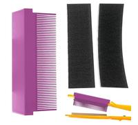Hogvinnatil Peine para plancha de, accesorio para alisar el, accesorio para alisar el, clip de alisado extraíble resistente al calor para el salón de mujeres