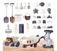 Hogvinnatil Pequeños Juegos De Playa,Kit De Construcción Castillos | Juego Excavación Niños 3+ Años Jardín Piscina Patio Vacaciones Camping