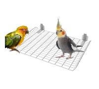 Hogvinnatil Percas para pájaros para loros, soporte para pájaros de acero inoxidable, perca, juguete para movimiento y actividad para especies de aves pequeñas, medianas y grandes