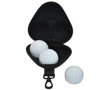 Hogvinnatil Portaletas de golf, organizador compacto para tees y pelotas - Carcasa rígida con mosquetón, portátil para deportes y accesorios, ideal para hombre y mujer y actividades al aire libre con