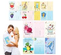 Hogvinnatil Postales para, postales para enviar | Postales de dibujos animados Postales vintage - Divertidas postales de arte para viajes, viajes