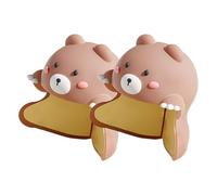 Hogvinnatil Protegers de esquina, protectores de esquina de mesa | 2X Caricaturas Cubre las mantas de la seguridad del bebé,Tamp de Parachoques adhesivo Suave, Cojín Anti-Colision para el gabinete,