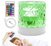 Hogvinnatil - Proyector de luz para dormitorio - Lámpara para fiestas - Iluminación de ambiente 16 colores con mando a distancia para niñas y niños, casa