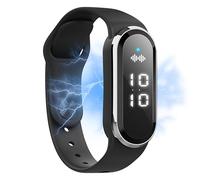 Hogvinnatil pulsera antiestática, correa para la muñeca con conexión a tierra - Reloj deportivo digital para mujer | Pulsera recargable portátil ultrasónica antiestática de la prevención del para las