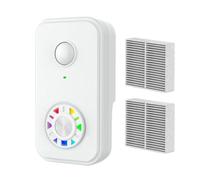 Hogvinnatil Purificador de Aire para Animales Negativo Ion | Ionizador de Aire Interior - Función Elimina Olores Ionizador Ambientador | Neutralizador de mal olor para Oficina Cocina Garaje Dormitorio