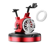 Hogvinnatil Recolector de aire de energía solar, ambientador giratorio solar - Forma de Motor Rotación de rotación | Ornamento interior automotriz para amigos y familiares