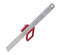 Hogvinnatil Regla de ángulo multifunción, herramientas de medición para carpintería | Medidor de líneas de marcado paralelas,Scriber de medición de trazado multiángulo, herramientas de diseño de