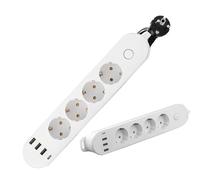 Hogvinnatil - Regleta de viaje internacional, adaptador multipuerto internacional | Accesorio seguro para teléfono y dispositivos eléctricos