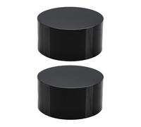 Hogvinnatil - Soporte cilíndrico para pendientes de acrílico de 2 piezas, resistente a los golpes, organización doméstica, soporte de decoración antideslizante para eventos especiales y