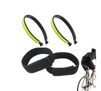 Hogvinnatil - Sujetador para pantalones de bicicleta (pinza para dobladillo, elásticos, seguridad para ciclismo, visibilidad, actividades al aire libre, deportes recreativos conjunto