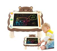 Hogvinnatil Tableta LCD de Escritura para Niños - Tablero de Dibujo con Soporte,Herramienta Educativa Interactiva para Práctica de Escritura de Niños y Niñas