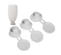 Hogvinnatil Tapa de drenaje de botella, drenaje al revés vacío - 3 paquete tapa de reemplazo de botella en aumento,Accesorio de champú, gadget de drenaje de gel de ducha, herramienta