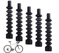 Hogvinnatil Tapa de Polvo para Bicicletas Cubierta de Goma Freno para Cable V-Bike de 5 Piezas Castella de Goma Absorción de Choque Accesorios de Ciclismo Juvenil Ciclismo Deportes