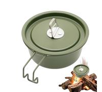 Hogvinnatil Tazón de viaje para adultos, taza de camping 350 ml con mango - recipiente versátil portátil para picnic, senderismo, viaje mochila y salidas familiares