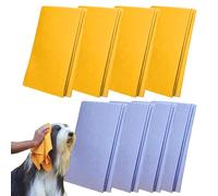 Hogvinnatil Toalla De Gamuza para Coche - 8 Piezas Gamuza De Limpieza Absorbente Multiusos,Superabsorbente Reutilizable Toallita Sin Rayaduras ni Manchas,Sin Rayas Ni Marcas En Automóvil Barcos