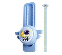 Hogvinnatil Toque la encimera en altura para ellos, toque el salto de altura para ellos - Contador de salto de altura ajustable en altura - Luz de difusión divertida Tabla de crecimiento