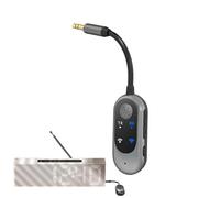 Hogvinnatil - Transmisor inalámbrico para Coche, Receptor de Coche inalámbrico, Calidad de Sonido Clara, Mano y Accesorios Interiores para Viajes Diarios, Aventuras al Aire y Viajes