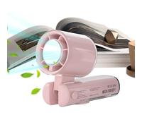 Hogvinnatil Ventilador Manual Recargable | Ventilador Refrescante Recargable USB Con Luces | Con Pantalla Digital Imprescindible En Calor Para Hombres Mujeres Jóvenes