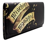 Hogwarts Harry Mischief Potter Managed Juramento Estoy hasta No Bueno Cartera Tri-Fold Bolsillo para Monedas & Tarjetero, Negro