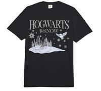 Hogwarts in The Snow Comfort Colors Adult Heavyweight T-Shirt