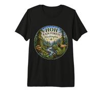 HOH Rainforest Olympic National Park Washington EE.UU Camiseta Premium
