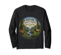 HOH Rainforest Olympic National Park Washington EE.UU Manga Larga