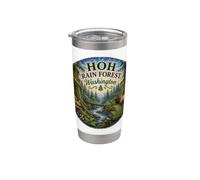 HOH Rainforest Olympic National Park Washington EE.UU Vaso térmico de acero inoxidable de doble pared