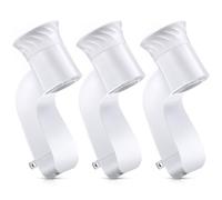 Hohean Paquete de 3 tapones de fragancia de pared compatibles con fragancias de Bath and Body Works, certificado ETL, giratorio, control preciso del aroma para el hogar, la oficina (blanco)