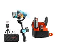 hohem iSteady M7 Gimbal Smartphone & MIC-01 Micrófono inalámbrico de Solapa para iPhone