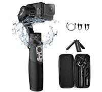 Hohem iSteady Pro 3 Estabilizador Gimbal para Gopro Cámaras Compatible con Go Pro Hero 8 7/6/5/4,dji Osmo Action,Insta360 One R, RX0, SJCAM, YI-CAM, Splash-Proof, Control WiFi