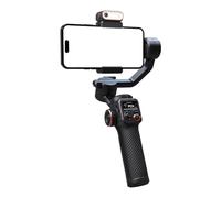 hohem iSteady X Estabilizador de Movil, Gimbal Movil para Smartphone iPhone 11 Pro MAX Xiaomi Mi MAX 3 Huawei p20 Pro Samsung Note 10 Plus, con Modo Selfie,App Control Video Editing/w Trípode-Negro