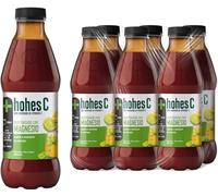 hohes C Magnesio y Vitamina C - Zumo de Naranja, Manzana, Uva, Lima Zumo 100% fruta Nutribebida Pack 6 x 1L