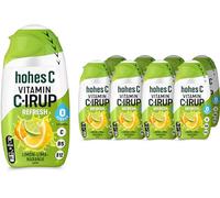 hohes C Vitamin C-IRUP Refresh, Sirope de Sabor a fruta sin Azúcar y enriquecido con vitaminas - Sabor Limón, Lima y Naranja, 65 ml para aprox. 8 litros - Pack 8 x 65 ml