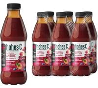 Hohes C Zumo Nutribebida Antiox 100% Natural - 6 x 1L