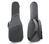 HOHIYO Bolsa para guitarra eléctrica de 99 cm, funda suave de esponja de 0.8 pulgadas, funda suave impermeable suave con cuello ajustable, reposacabezas fijo, correas de hombro ajustables