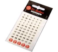 Hohner 3D Glow-in-the-Dark Key stickers