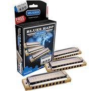 HOHNER Armónica Blues Harp MS, C/G/A, Pro Pack