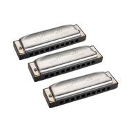 Hohner Armónica especial 20, paquete de 3, A C G Major (M5601PP)