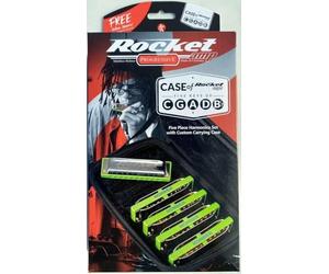 HOHNER Armónica Rocket-Amp, C/G/A/D/Bb, paquete de 5