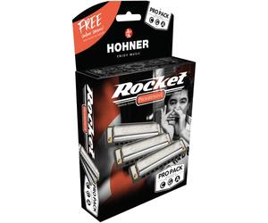HOHNER Armónica Rocket, C/G/A ProPack