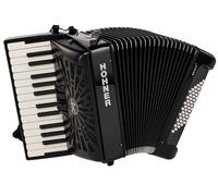 Acordeon de Piano Cromatico Hohner Bravo Ii 48 Negro 2019 (Silentkey)