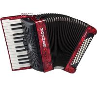 Hohner Bravo II 60 Acordeón de piano Rojo