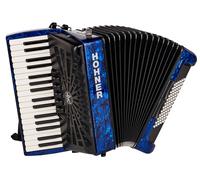 Hohner Bravo III 72 Blue silent key