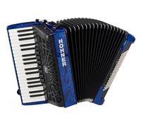 Hohner Bravo III 96 silent key blue