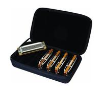 Hohner COB Caso de Blues 5 Harmonica Bundle - Llaves de G, A, C, D y E