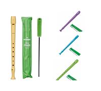Hohner Flauta de Plastico surtidos de colores a elegir, Flauta de calidad para colegios con limpiador y fundas,Faluta de toda la vida original