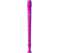 Hohner Flauta hohner 9508 color rosa funda verde y transparente