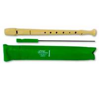 Hohner flauta plastico color marfil funda verde