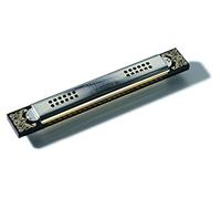 Hohner Harmonica 53/48 - Armónica trémolo, clave de F, acero inoxidable (53/48-F)