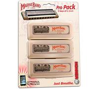 HOHNER Marine Band Pro Pack, llave de G, A y C (391896BX)